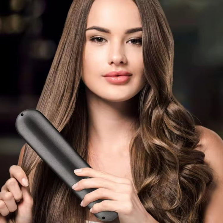 Wireless Hair Straightening Comb USB Charging Curling Iron(Gray) - free shipping - PMC TechLife - Order now!