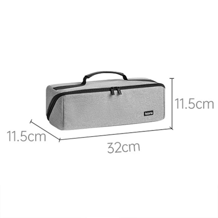 For Dyson Baona BN-DS010 Large Capacity Water-resistant Hair Dryer Storage Bag(Black)