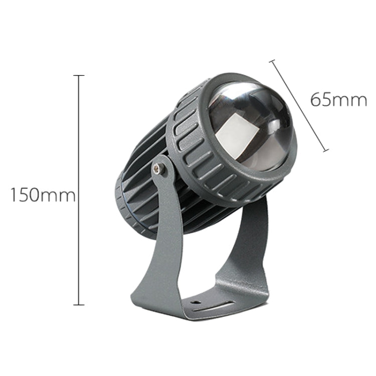 10W One Beam LED Spotlight Outdoor Water-resistant Lighting Pillar Wall Light Remote Landscape Lamp, Color: Choose 1 of 3 Colors