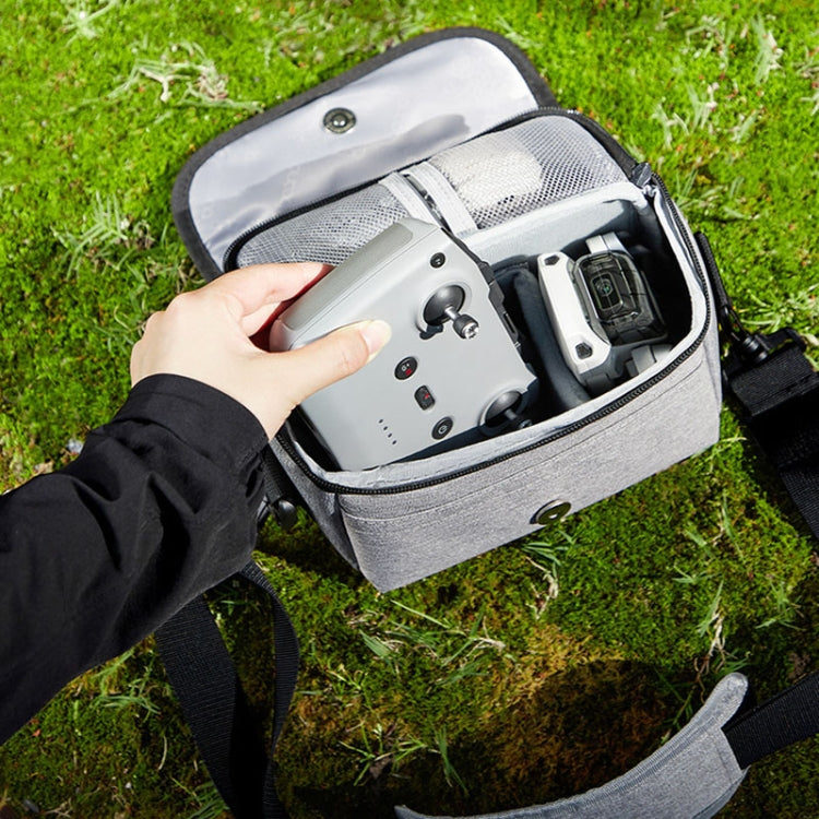 For DJI Mini 4 Pro Baona BN-H016 Portable Waterproof Crossbody Drones Storage Bag(Grey) - free shipping - PMC Jewellery - Order now!