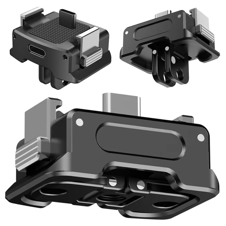 For DJI OSMO Pocket 3 Camera Charging Base Quick Release Mount Adapter With 1/4 Inch Hole, Spec: With Tripod - free shipping - PMC Jewellery - Order now!