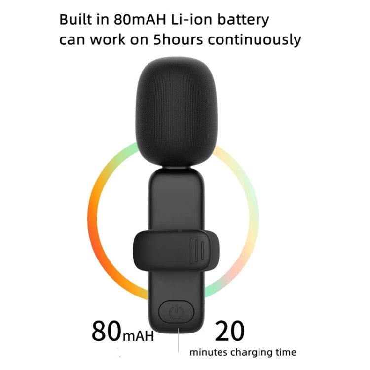 Elebest 3.5mm Wireless Lavalier Microphone Mini Clip-On Mic, Spec: One Drag One Set 2 - free shipping - PMC Jewellery - Order now!