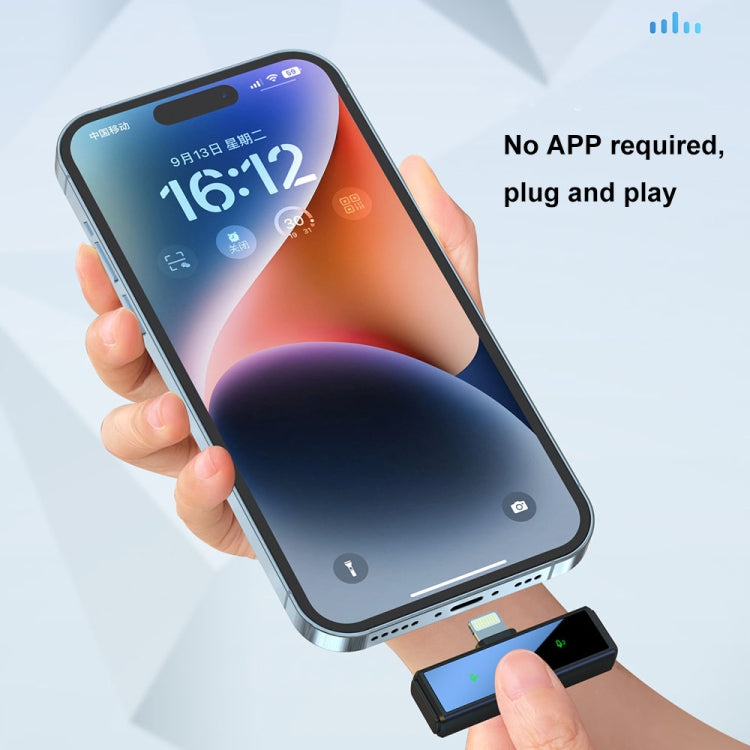 J88 Mini Intelligent Noise Reduction Wireless Collar Microphone, Spec: 8 Pin(Black Yellow)
