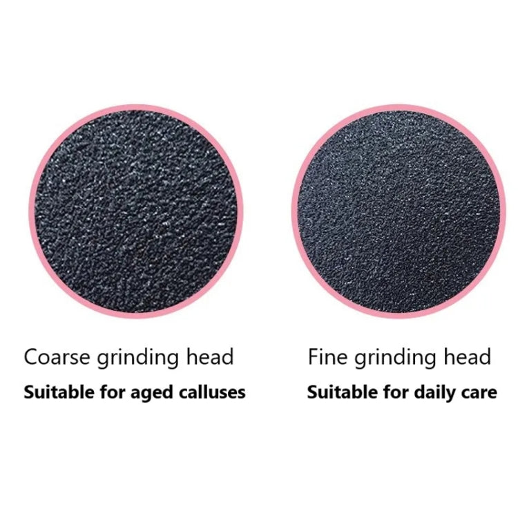 Electric Foot Grinder Calluses Dead Skin Remover With 60pcs Replaceable Sandpaper Discs EU Plug(Gold)