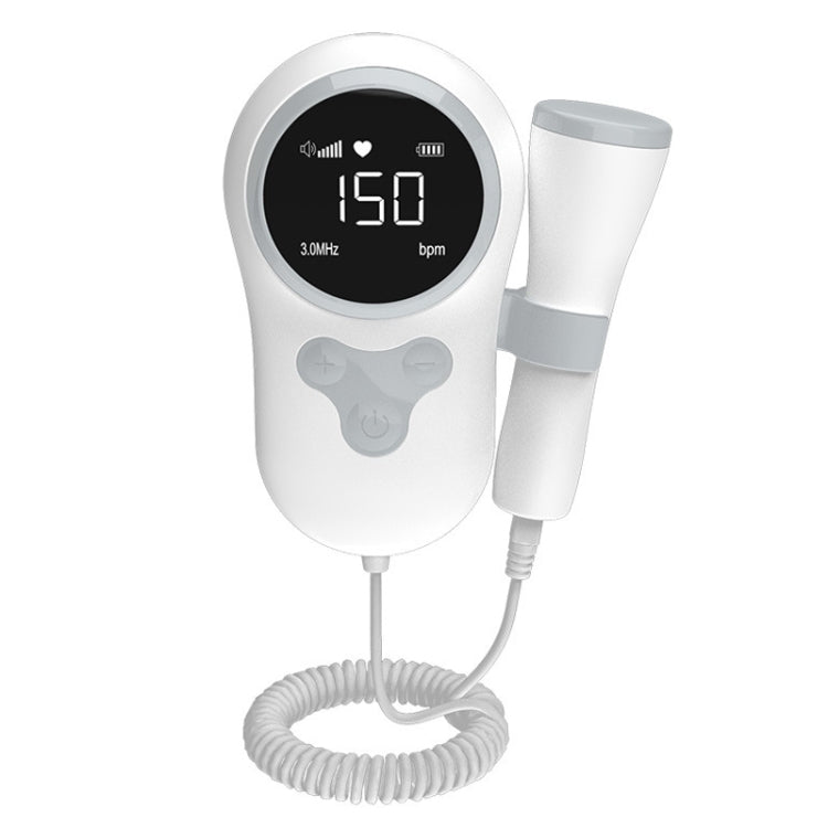 T505 IP5 Dustproof And Water-resistant Pregnant Women Home Doppler Fetal Heart Rate Monitor(Grey)