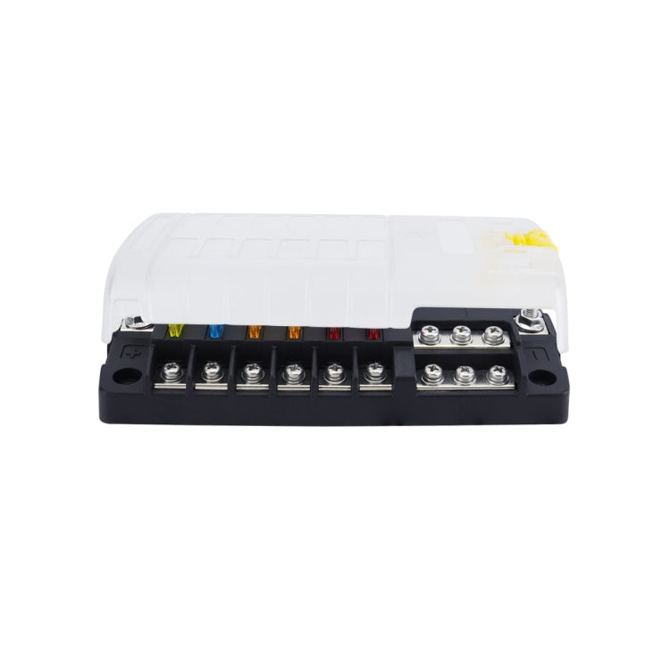 RV Yacht 12-way LED Insulated Flame-retardant Fuse Holder Box with Wire(Configuration 1)