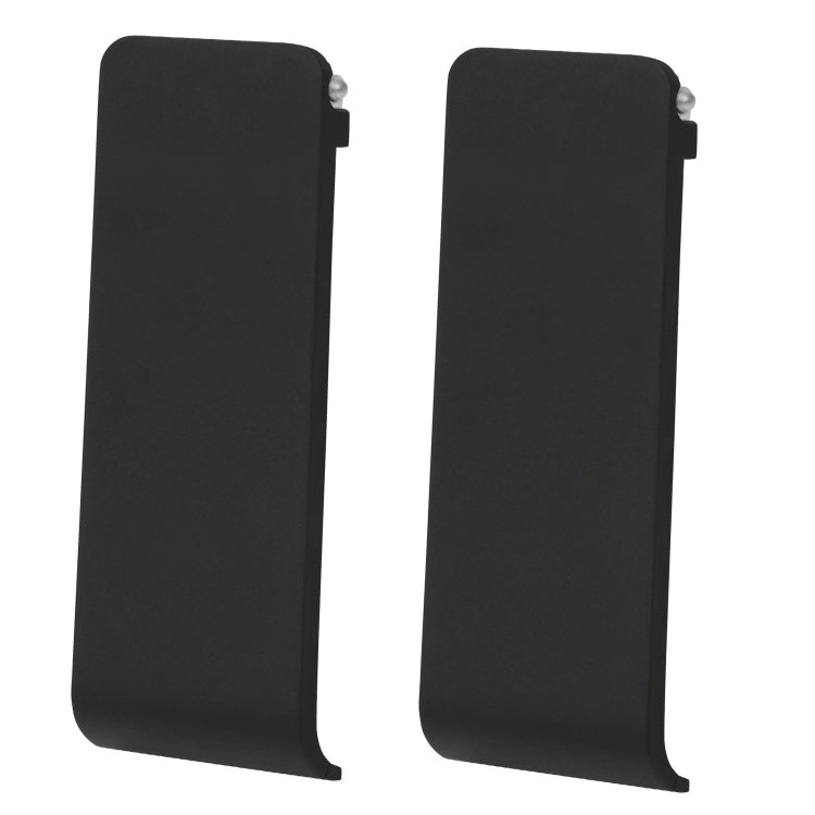 For Nintendo Switch Console 2pcs Replacement Kickstand Back Shell Holder(Black) - Holder by PMC Jewellery | Online Shopping South Africa | PMC Jewellery | Buy Now Pay Later Mobicred