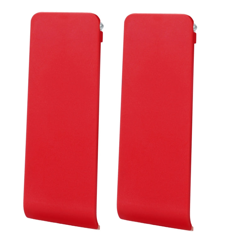 For Nintendo Switch Console 2pcs Replacement Kickstand Back Shell Holder(Red)