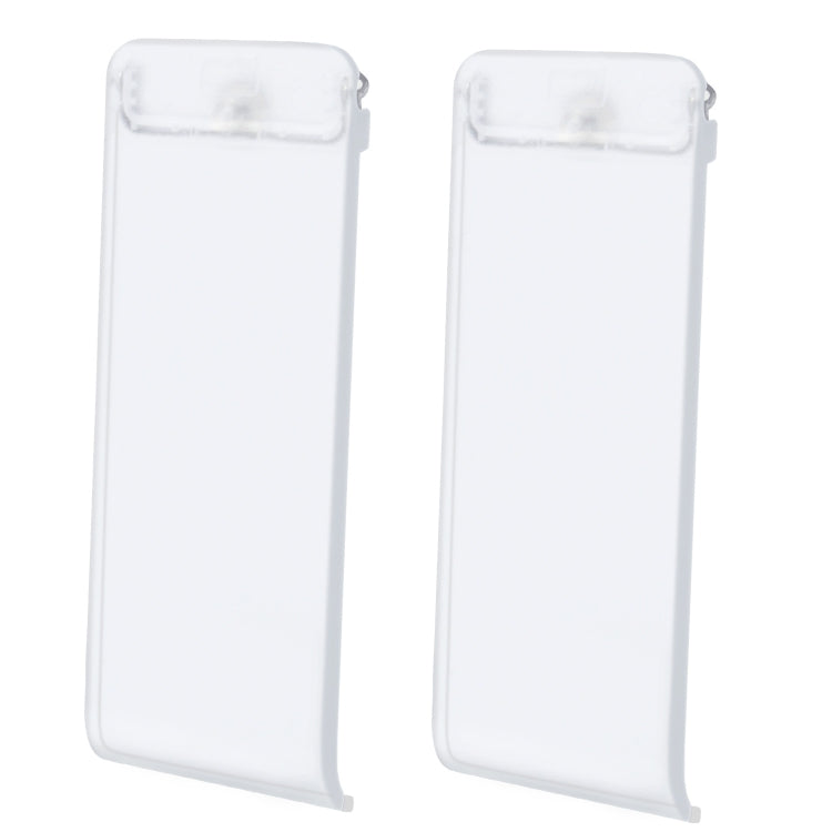For Nintendo Switch Console 2pcs Replacement Kickstand Back Shell Holder(Transparent White) - Holder by PMC Jewellery | Online Shopping South Africa | PMC Jewellery | Buy Now Pay Later Mobicred