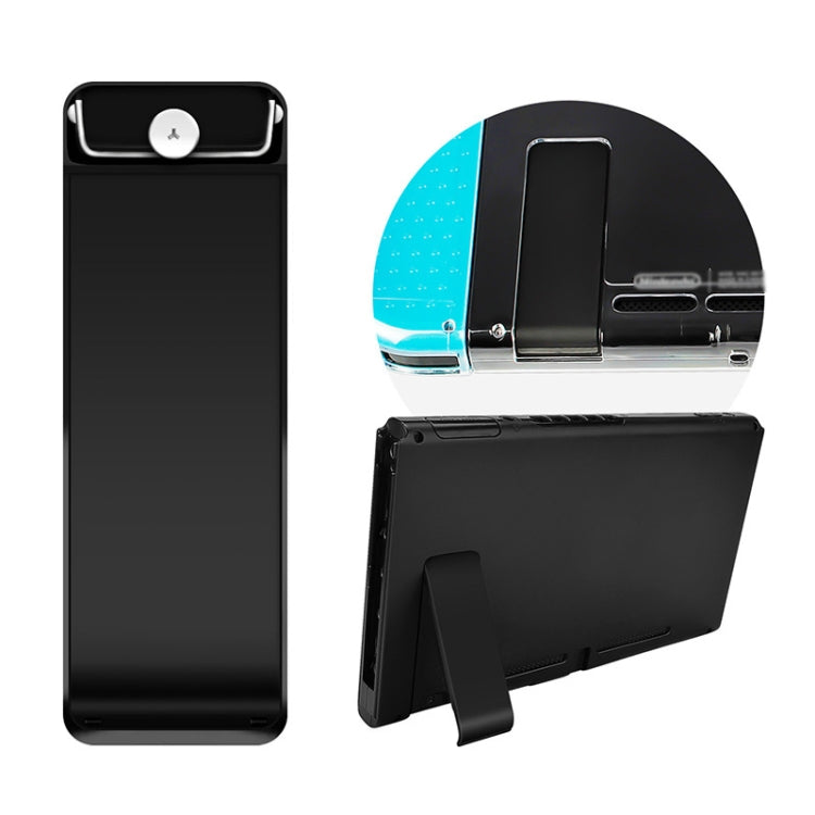 For Nintendo Switch Console 2pcs Replacement Kickstand Back Shell Holder(Transparent White) - Holder by PMC Jewellery | Online Shopping South Africa | PMC Jewellery | Buy Now Pay Later Mobicred