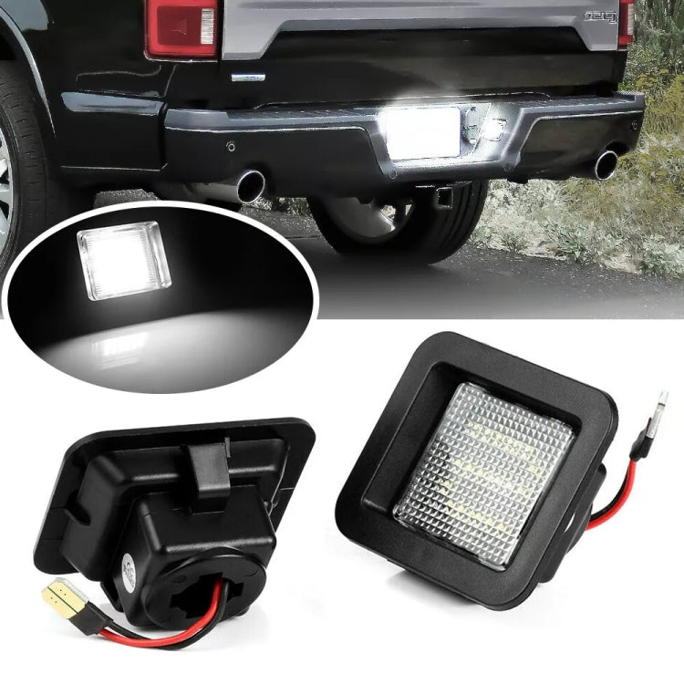 2pcs For 2015 Ford F-150 Raptor LED License Plate Light