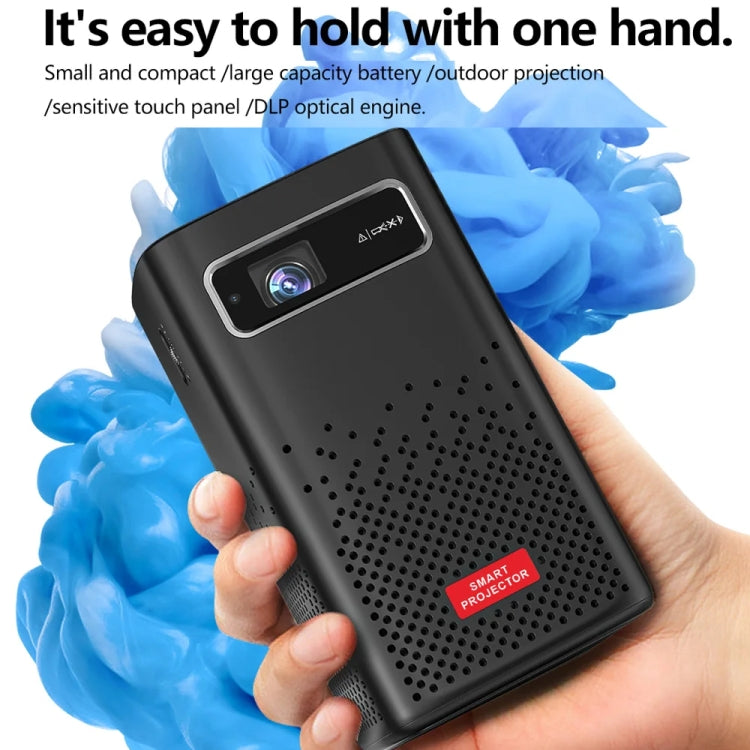 TOUMEI C900 Outdoor Portable Built-In Battery 4K HD Home Music Projector US Plug(Black) - Mini Projector by TOUMEI | Online Shopping South Africa | PMC Jewellery | Buy Now Pay Later Mobicred