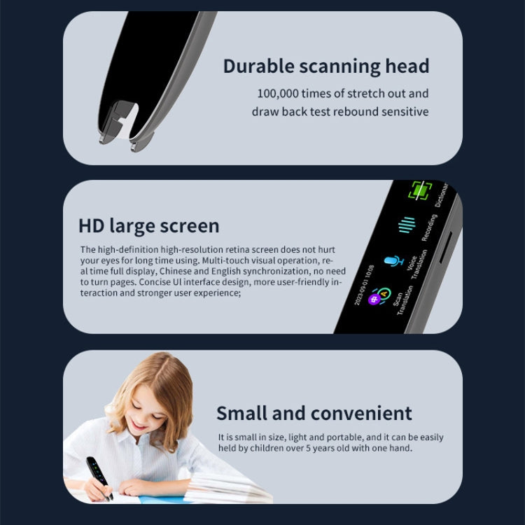 International Version Multi-language Scanning Offline Intelligent Simultaneous Translation Pen(Gray) - by PMC Jewellery | Online Shopping South Africa | PMC Jewellery | Buy Now Pay Later Mobicred