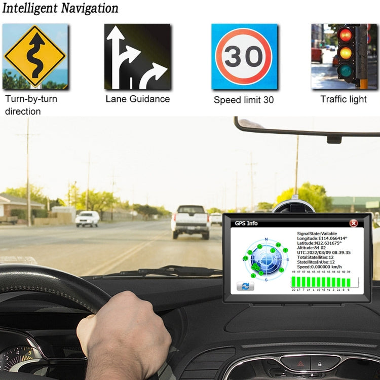9 Inch 8G/256M Car GPS Navigator With Large Screen Capacitive Bluetooth Map, Area: Europe Map