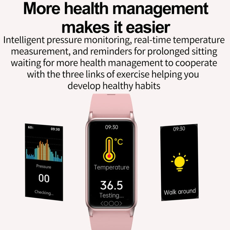 Uric Acid Blood Lipid Noninvasive Blood Sugar Heart Rate Oxygen Temperature Monitoring Smart Healthy Sports Bracelet(Blue)