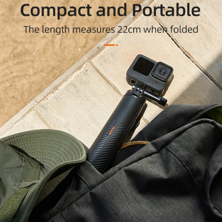 TELESIN 61cm Underwater Buoyancy Bar Retractable Selfie Stick Tripod For GoPro Insta360 DJI OSMO Action Camera - free shipping - PMC Jewellery - Order now!