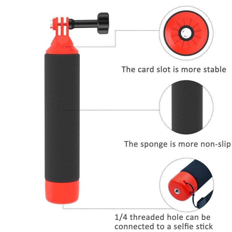Water Floating Grip with 1/4 Inch Screw and Thread For Action Camera Accessories - free shipping - PMC Jewellery - Order now!