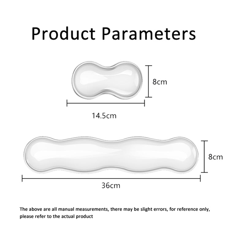 Cool Silicone Keyboard Wrist Rest Mouse Pad Relieve Wrist Fatigue, Spec: Large Green - free shipping - PMC TechLife - Order now!