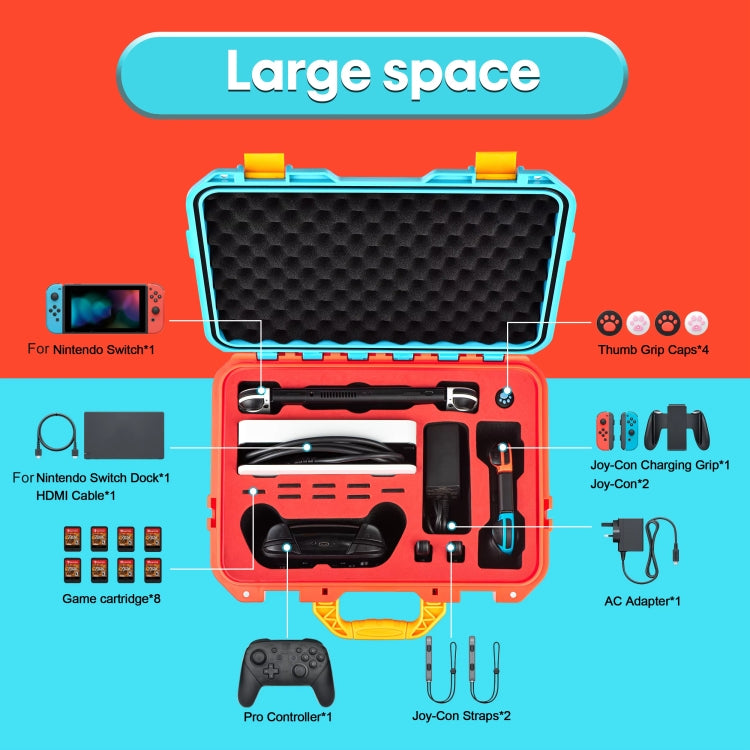 DEVASO For Switch / OLED IP67 Waterproof Storage Case Hardshell Bag, Color: Black - free shipping - PMC Jewellery - Order now!