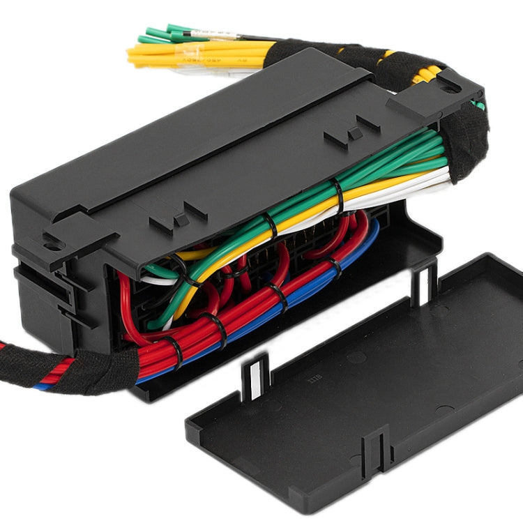 11-way 12V Relay Fuse Holder With Wire For Cars Ships, Specifications: Full Set 5 Pin