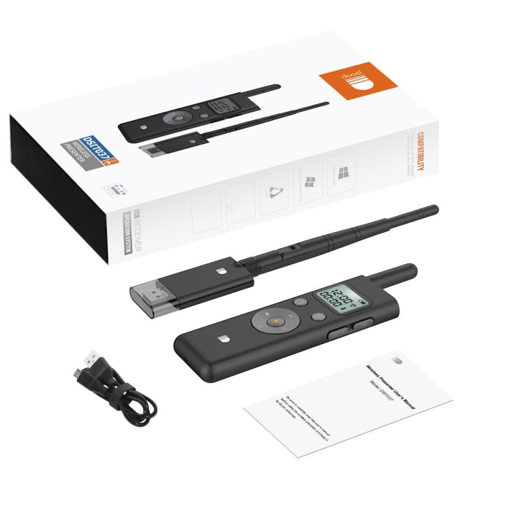 Doosl DSIT037 300m Long Distance Laser Remote Control Green Light Page Turner