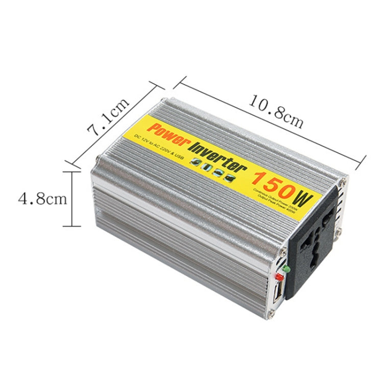 150W Car Inverter Modified Wave Automotive Power Conversion, Specification: 12V To 220V
