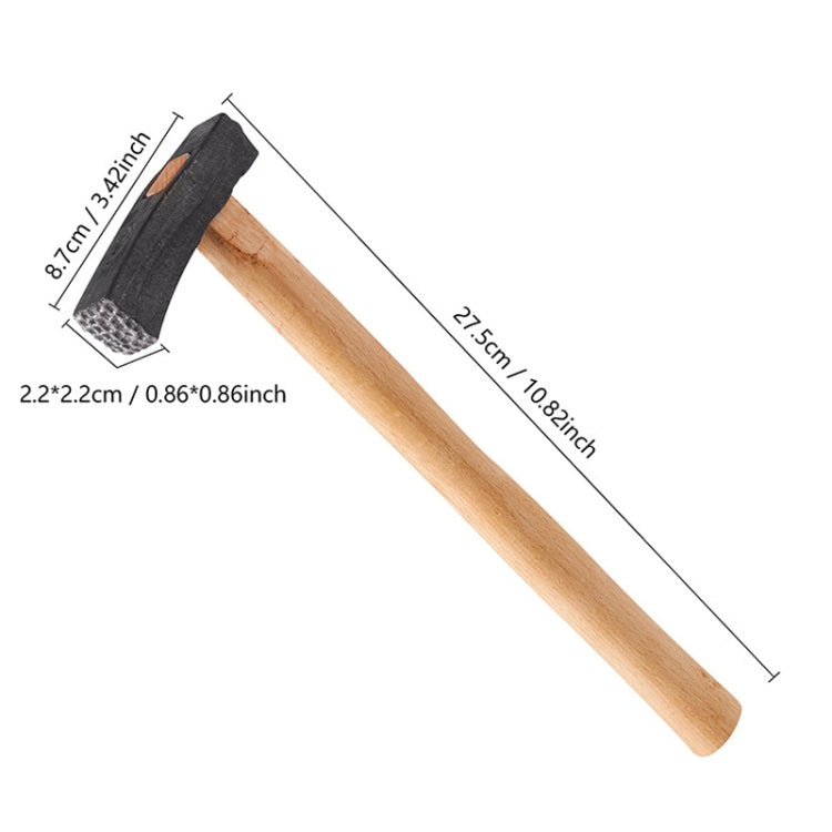 Handmade DIY Square Hammer Gold And Silver Jewelry Texture Hammer, Model: No.8 - free shipping - PMC Jewellery - Order now!