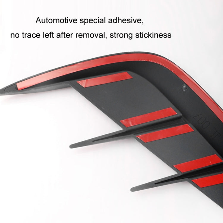 Universal Car Fender Soft Glue Decorative Car Stickers, Color: Bright Black - Anti Collision Sticker by PMC Jewellery | Online Shopping South Africa | PMC Jewellery | Buy Now Pay Later Mobicred