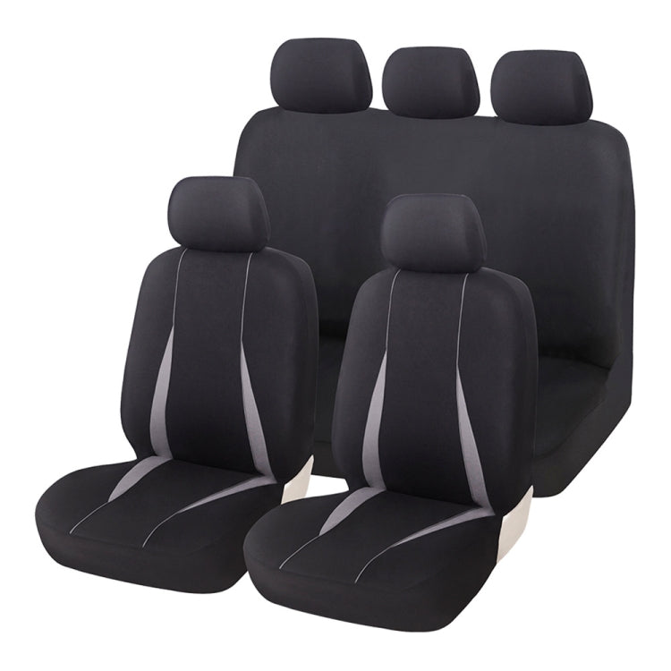 Cars All Seasons Universal All-Inclusive Fabric Seat Cover(33055 Gray)