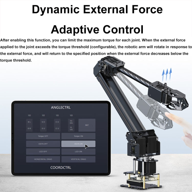 Waveshare 25118 RoArm-M2-S Desktop Robotic Arm Kit, Based On ESP32, 4-DOF(UK Plug)