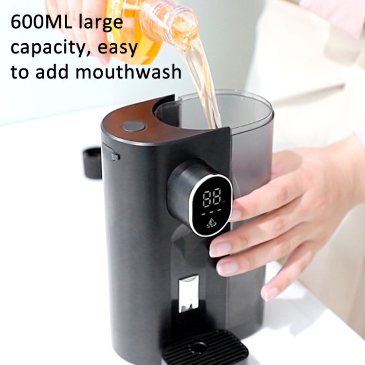 600ml Automatic Mouthwash Dispenser 4 Levels Quantitative with 2 Cups(Navy Blue) - Soap Dispenser by PMC Jewellery | Online Shopping South Africa | PMC Jewellery | Buy Now Pay Later Mobicred