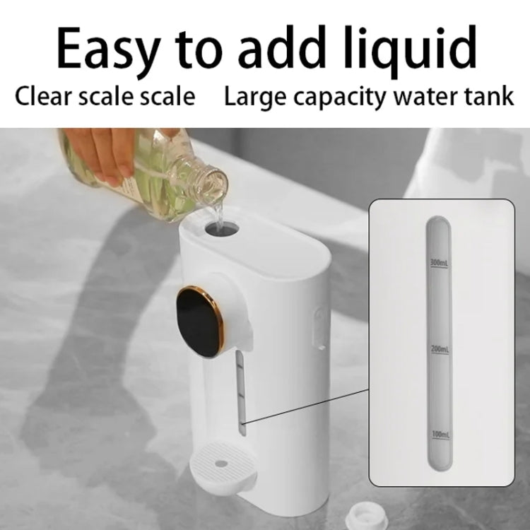 540ml Automatic Mouthwash Dispenser 3 Levels Quantitative with 2 Magnetic Cups(Black) - Soap Dispenser by PMC Jewellery | Online Shopping South Africa | PMC Jewellery | Buy Now Pay Later Mobicred