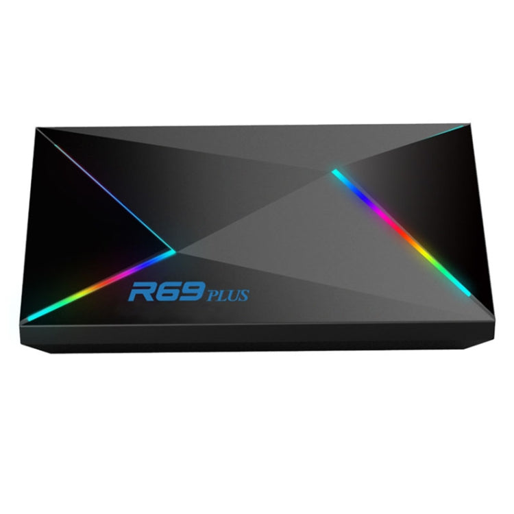 4G+32G EU Plug R69PLUS Allwinner H728 Octa-Core ARM Cortex A55 Android 14 Network Box Player
