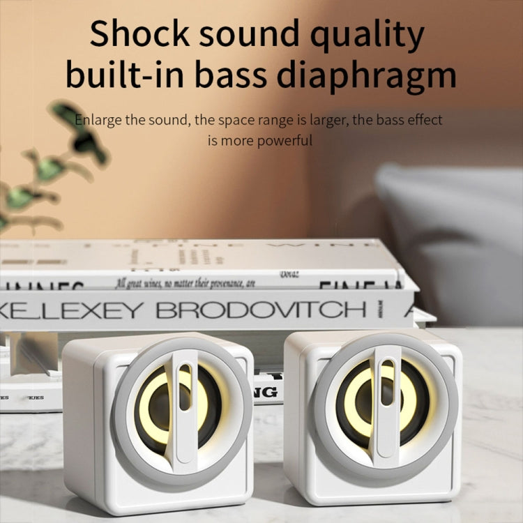 K1 Mini Desktop Computer Wired Speakers USB Subwoofer Speaker, Color: Light Edition Purple - free shipping - PMC Jewellery - Order now!