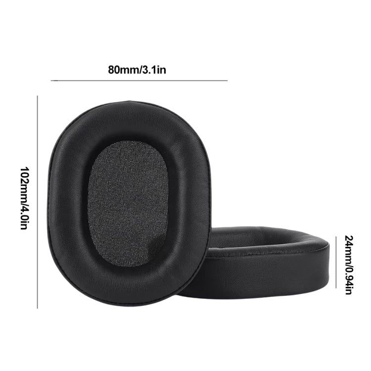 1pair Headphone Leather Sponge Cover For CORSAIR HS55 / HS55 PRO / HS65(Gray)