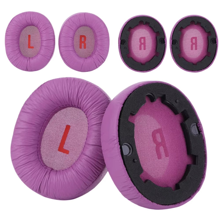 1pair For JBL JR460NC Headphone Leather Sponge Cover Earmuffs(Titanium-color)