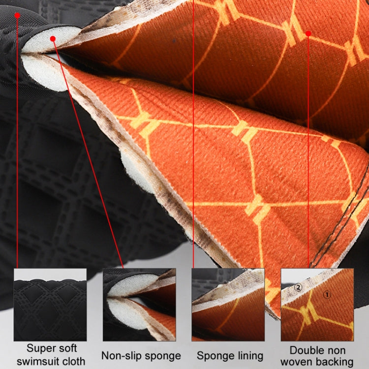 Small Electrical Bike Warm Breathable Non-Slip Cushion Cover(Brown)