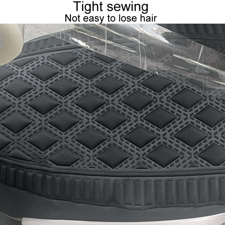 Small Electrical Bike Warm Breathable Non-Slip Cushion Cover(Black)