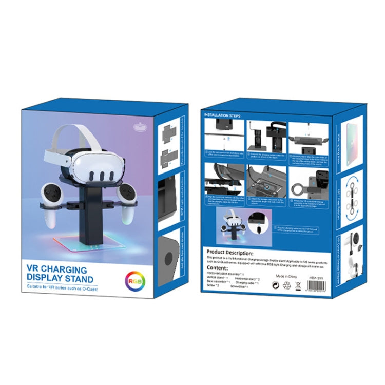 iplay VR Charging Display Stand Controller Storage Bracket With RGB Light