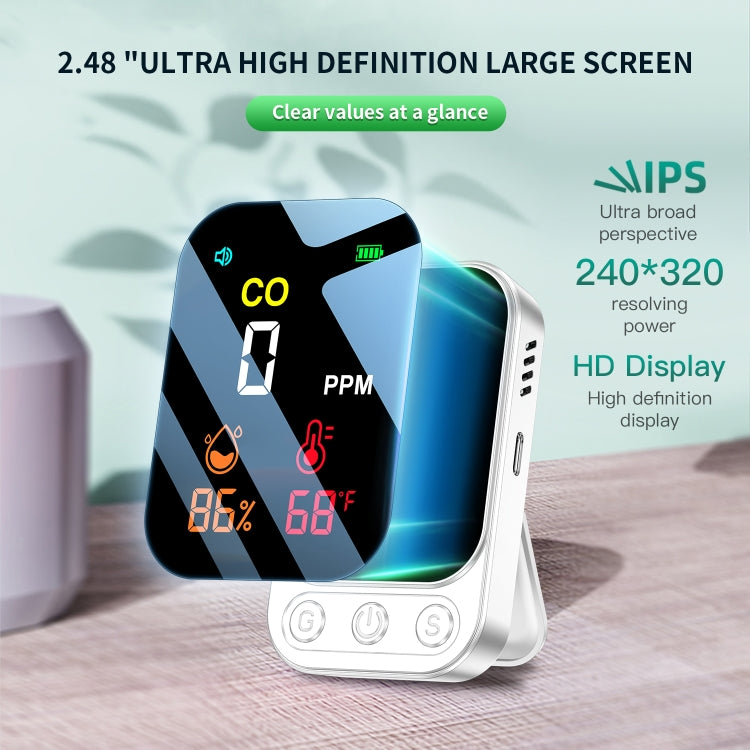 3 In 1 Multifunctional Portable Carbon Monoxide Detector(Black) - Air & Water Quality Tester by PMC Jewellery | Online Shopping South Africa | PMC Jewellery | Buy Now Pay Later Mobicred