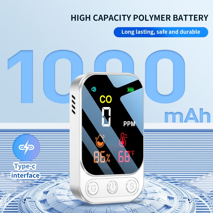 3 In 1 Multifunctional Portable Carbon Monoxide Detector(Black) - Air & Water Quality Tester by PMC Jewellery | Online Shopping South Africa | PMC Jewellery | Buy Now Pay Later Mobicred