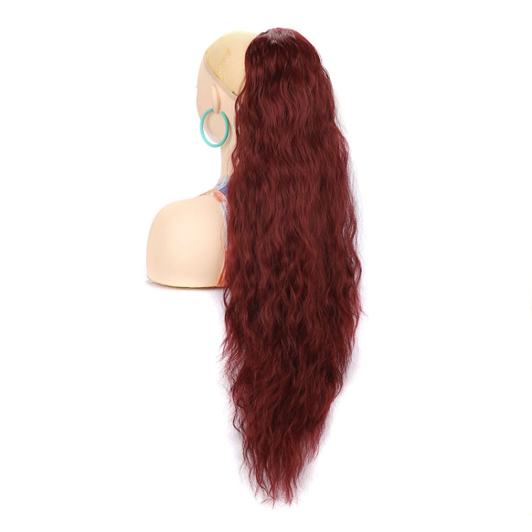 Ladies Extended Woolly Curly Rope Pulling Mesh Ponytail Wig, Color: 118#