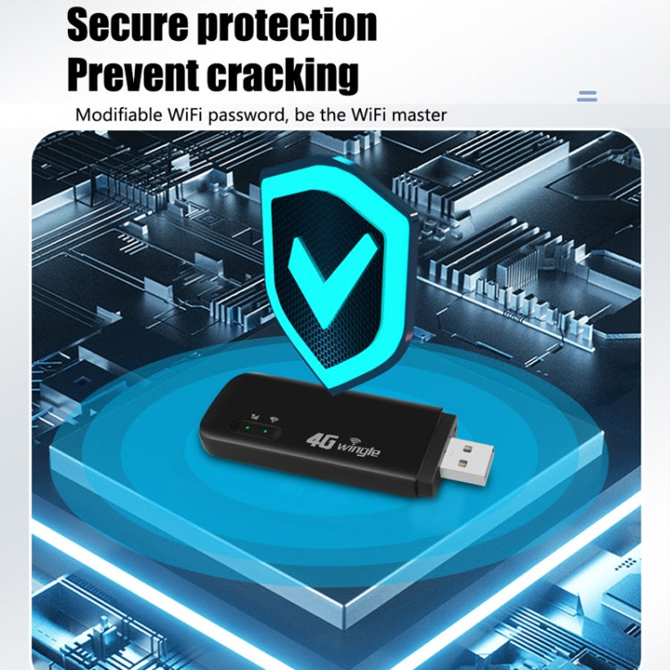 Eurasian Version U5-EU 4G WiFi Dongle USB Plug-In Router Mobile Hotspot - 4G Mobile Wifi by PMC Jewellery | Online Shopping South Africa | PMC Jewellery | Buy Now Pay Later Mobicred