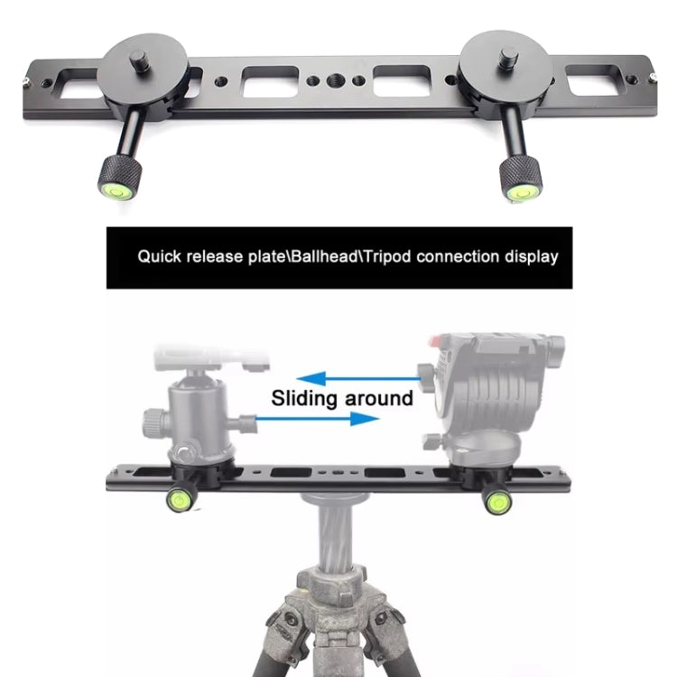 Double Camera Bracket Arca Swiss Quick Release Plate, Spec: PU240 - Quick Release Plate by PMC Jewellery | Online Shopping South Africa | PMC Jewellery | Buy Now Pay Later Mobicred