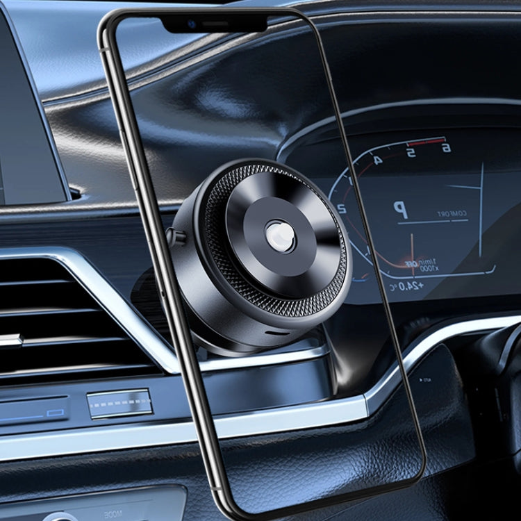 AIMITE M12 Car Phone Magnetic Rotating Holder Vacuum Suction Cup Strong Magnetic Support Bracket(Black) - free shipping - PMC Jewellery - Order now!