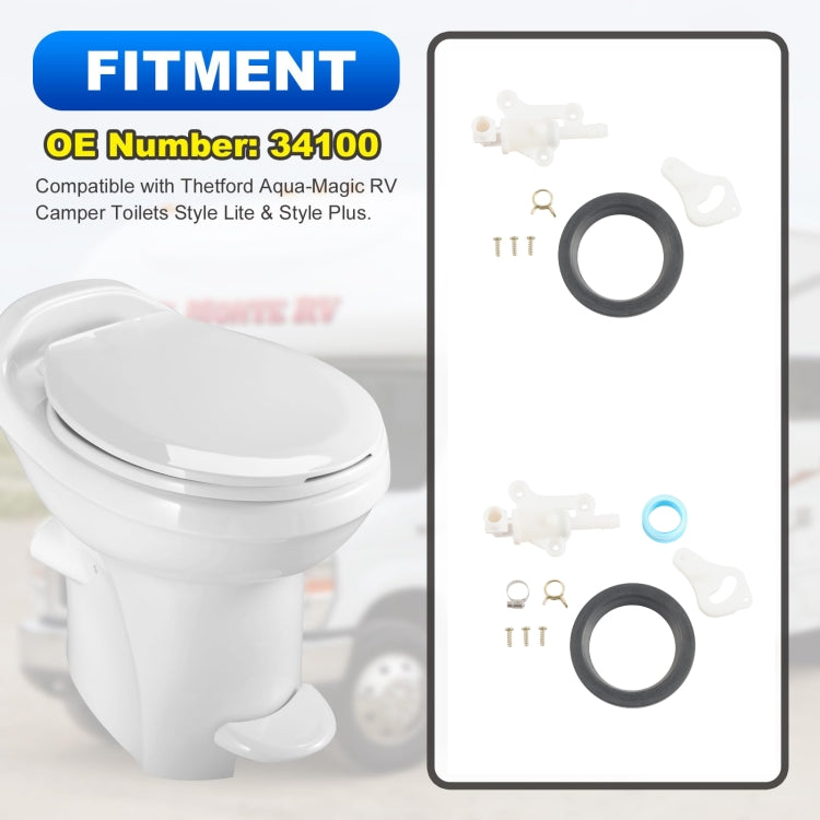 RV Toilet Water Module Components For Thetford Aqua-Magic, Model: A10109+Hose Clamp+Raw Tape - free shipping - PMC Jewellery - Order now!