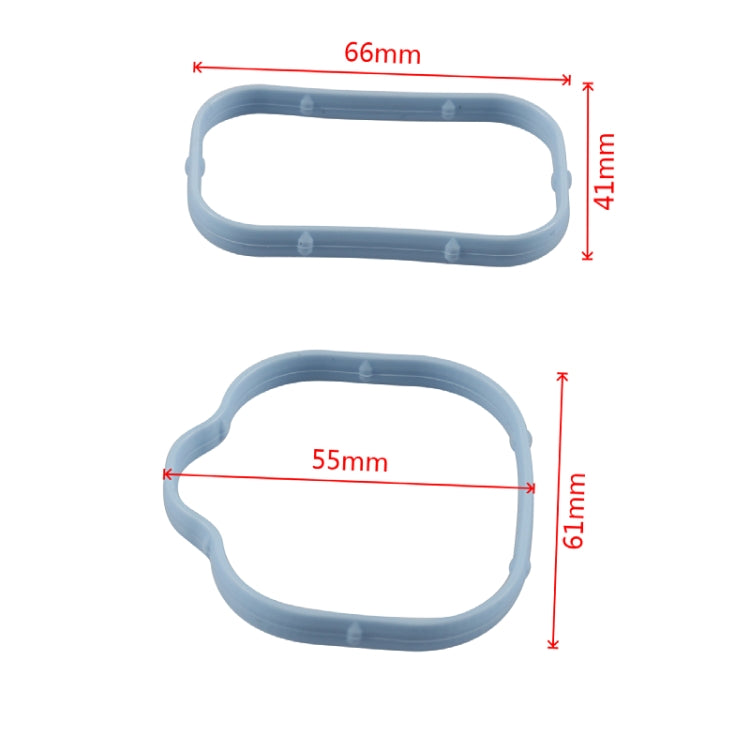 12pcs /Set Automotive Intake Manifold Gaskets For JEEP / Dodge / Chrysler, Color: Light Blue