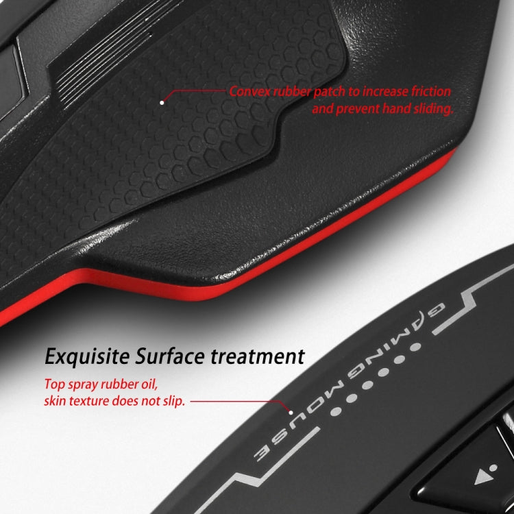 ZELOTES C8 8-buttons Ergonomic Game Programming Custom Wired Mouse(Black) - free shipping - PMC Jewellery - Order now!