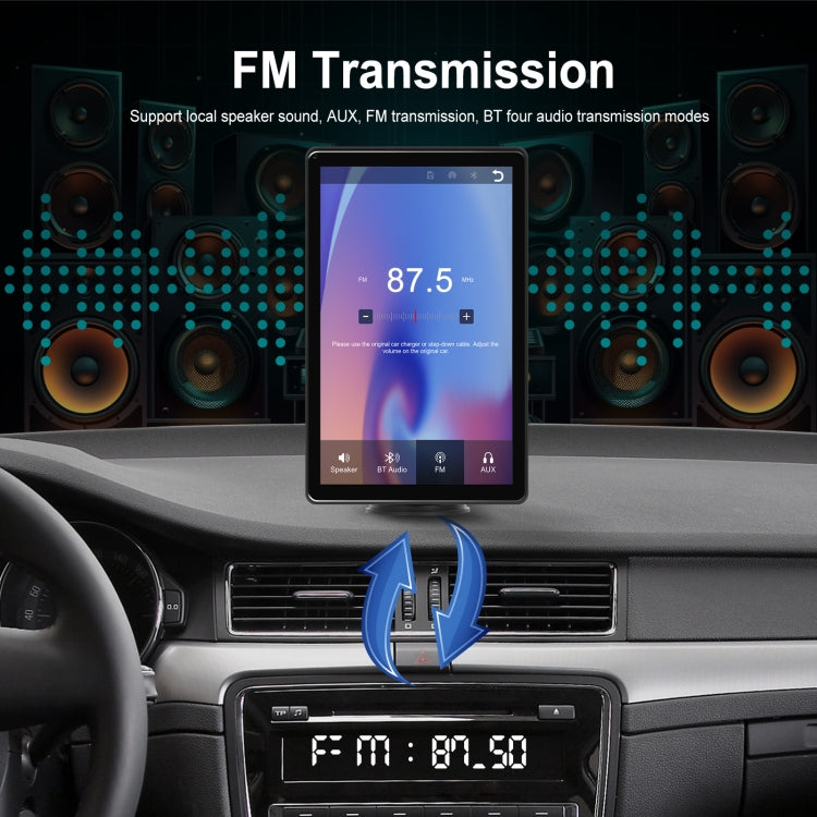 8-inch Car Full Touch Screen Player Supports Horizontal and Vertical CarPlay / Android Auto, Spec: With Camera