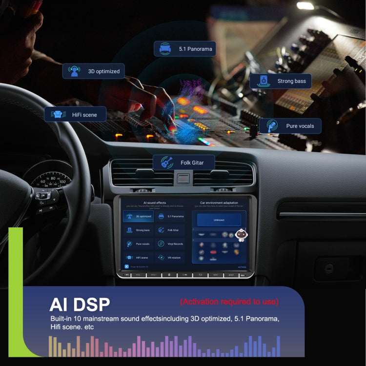 7-inch For Volkswagen 4+64G Multimedia Player Android 13 System